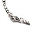 Non-Tarnish 201 Stainless Steel Pendant Necklaces NJEW-H022-04P-3
