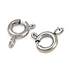 304 Stainless Steel Spring Ring Clasps LS-STAS-B095-05B-P-2