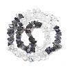 Natural Quartz Crystal & Iolite Beads Strands G-L610-A30-01-3