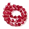 Natural Quartz Dyed Beads Strands G-U023-A02-19-3