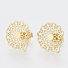 304 Stainless Steel Stud Earring Findings LS-X-STAS-S079-34A-1