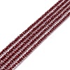Transparent Glass Beads Strands GLAA-C019-01A-17-1