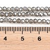 Electroplate Glass Beads Strands EGLA-A034-T2mm-B19-1-3