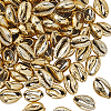 100Pcs Electroplated Natural Cowrie Shell Beads BSHE-LT0001-05A-1