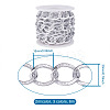 Yilisi 2m 3 Colors Aluminium Twisted Chains Curb Chains CHA-YS0001-01-13