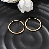 Brass Hoop Earrings EJEW-G474-01G-03-1