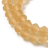 Imitate Austrian Crystal Frosted Glass Beads Strands LS-EGLA-A039-T6mm-MD18-3