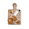 Opaque Resin Pendants RESI-K030-08B-2