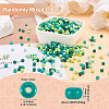 Opaque Glass Round Seed Beads GLAA-TAC0025-07B-02-4
