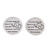 Non-Tarnish 201 Stainless Steel Pendants LS-STAS-T064-38P-12-2