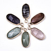 Natural & Synthetic Mixed Gemstone Pendants G-N326-45-1
