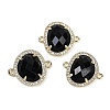 Natural Mixed Gemstone Faceted Oval Links G-B126-01G-2
