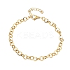 304 Stainless Steel Rolo Chain Bracelets for Women BJEW-Z152-01G-4