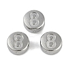 Anti-Tarnish 304 Stainless Steel Beads STAS-L082-018P-09-1