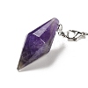 Natural Amethyst Pointed Dowsing Pendulums G-F763-05P-08-2