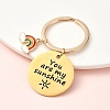 304 Stainless Steel & Alloy Keychain KEYC-YW00096-04-1