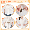 5Pcs 5 Colors Retro Alloy Cardigan Clips FIND-WR0012-62-3