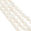 2 Strands Natural Cultured Freshwater Pearl Beads Strands PEAR-HY0001-05-1