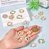 16Pcs 4 Styles Rack Plating Alloy Enamel Pendants FIND-TA0005-62-6