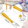 4 Colors PU Leather Keychain KEYC-SC0001-24-2