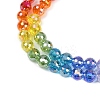 Electroplate Glass Beads Strands EGLA-D300-06-8mm-3