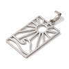 Non-Tarnish 304 Stainless Steel Pendants STAS-U010-14P-2