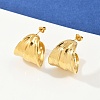 304 Stainless Steel C-Shaped Stud Earrings EJEW-I319-04G-1