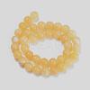 Natural Topaz Jade Beads Strands G-E266-11A-12mm-2