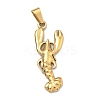 304 Stainless Steel Pendants STAS-F336-13G-02-1