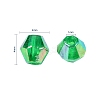 Bicone AB Color Plated Eco-Friendly Transparent Acrylic Beads TACR-CJ0001-12-3