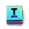 Ion Plating(IP) 304 Stainless Steel Square Slide Charms STAS-L132-03I-M-1