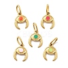 304 Stainless Steel Enamel Pendants STAS-L283-44G-1