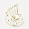 Brass Pendants KK-S343-35G-2