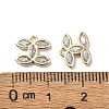 Brass Micro Pave Cubic Zirconia Pendants FIND-Z029-01G-3