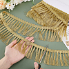 4.3~5 Yards Polyester Tassel Ribbon OCOR-GA0002-03-3