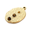 304 Stainless Steel Natural Tiger Eye Pendants LS-STAS-H235-09G-02-2