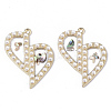 Epoxy Resin Pendants X-RESI-T045-015-2