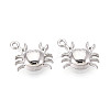 304 Stainless Steel Crab Charms X-STAS-T069-36P-1