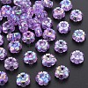 Transparent Acrylic Beads MACR-S373-06-C04-1