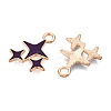 Alloy Enamel Pendants X1-ENAM-T020-38F-RS-2