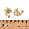 304 Stainless Steel with Crystal Rhinestone Charms STAS-G358-05G-08-3
