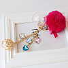 20Pcs 10 Colors Golden Plated Alloy Pendants FIND-FI0001-24-6