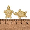 Brass Micro Pave Cubic Zirconia Pendants KK-A271-03A-G-3