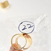 Rack Plating Brass Micro Pave Cubic Zirconia Open Cuff Rings for Women RJEW-M022-20G-4