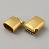 316 Stainless Steel Magnetic Clasps with Glue-in Ends STAS-WH0036-23MG-2