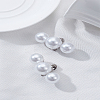 2Pcs Plastic Imitation Pearl Shoe Decoration FIND-LP0003-72-1