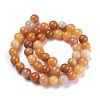 Natural Topaz Jade Beads Strands G-K410-08-8mm-2