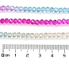 Transparent Painted Glass Beads Strands DGLA-A034-T4mm-A14-3