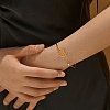 Clear Cubic Zirconia Cuff Bangles BJEW-P305-03G-4