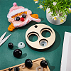 Basswood Measuring Tool for Doll Craft Eyes TOOL-WH0155-124B-5